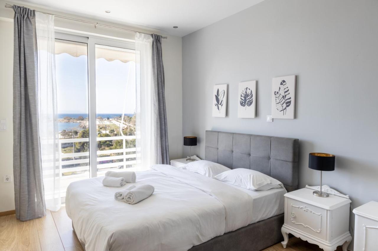 Modern Apt In Glyfada A Breath Away From The Sea - The View Atene Esterno foto